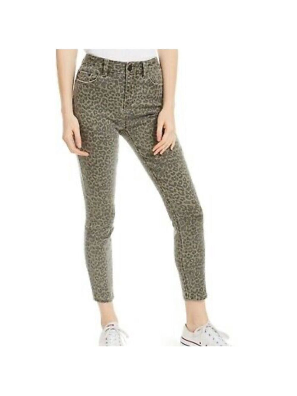 NWT Indigo Rein High Rise Animal Print Skinny Jean